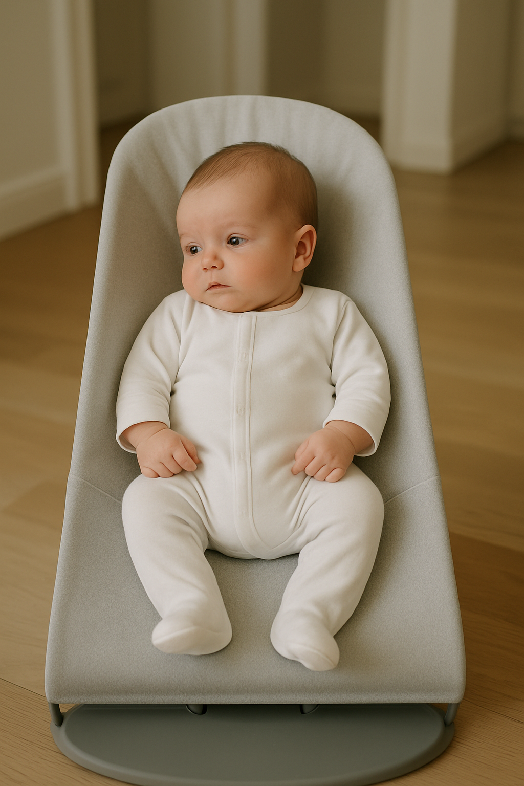 Exemple de prise de vue bébé à éviter avec tête tournée